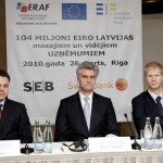  EUROPEAN INVESTMENT FUND SIGNS CONTRACTS WITH SEB BANK AND SWEDBANK 